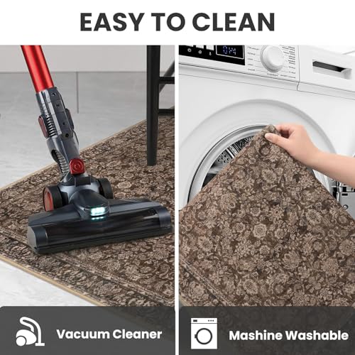 2x10 Washable Runner Rug Non Slip Soft Area Rug for Hallway Kitchen