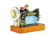 Old World Christmas Hobbies Gifts Glass Blown Ornaments for Christmas Tree Sewing Machine, 2.75, Multi Color