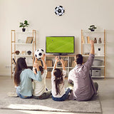 Relaxdays Children's Wall Clock, Diameter 30 cm, Children's Wall Clock, No Numbers, Decoration for Children's Room and Teenager's Room, Black/White