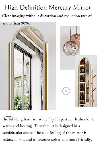 Floor-to-Ceiling Full-Length Mirror Bedroom Storage Neat and Orderly Rotating Dressing Table Hanging Rack 1 Fitting Mirror (Pink Standard)