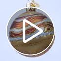 Old World Christmas Jupiter Glass Blown Ornament for Christmas Tree, Handcrafted Holiday Decoration, Outer Space Collection