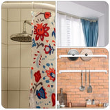 Curtain Rod Bracket Curtain Rod Hardware Brackets Curtain Rod Single Bracket Spreader Wall Bracket Hooks Curtain Rod Hooks for Wall(12 Sets)