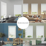 Cordless Aluminum Mini Blind - 34" W x 64" L - White, Premium Duty 1" Metal Slats, Over 400 Custom Sizes Starting at $19.97, Durable, Waterproof Window Shades by Lumino