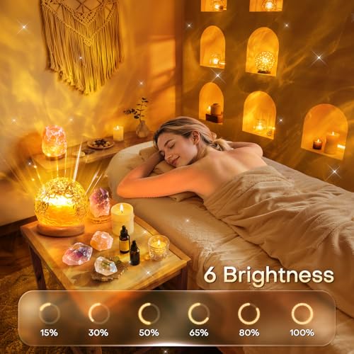 Mubarek Ambient Lighting, 216 Modes Mood Lighting, 3-in-1 Sunset Lamp & Ocean Lamp & Northern Lights Projector with Remote,Led Lights for Bedroom, Room Lights for Bedroom Decor, Girl Gift