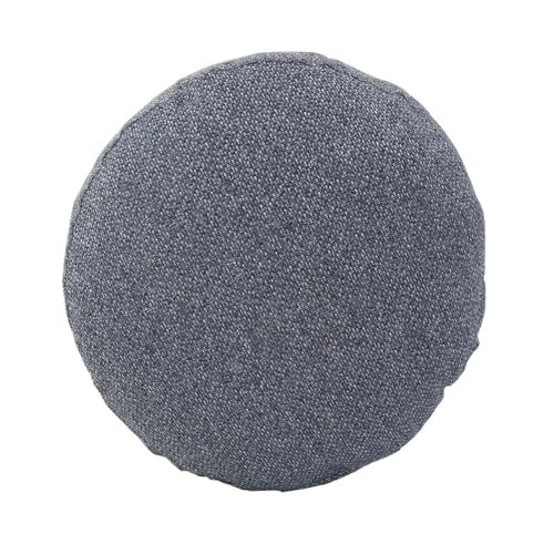 Howard Elliott Collection Round Foot Pouf Panama Indigo