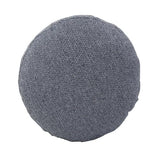 Howard Elliott Collection Round Foot Pouf Panama Indigo
