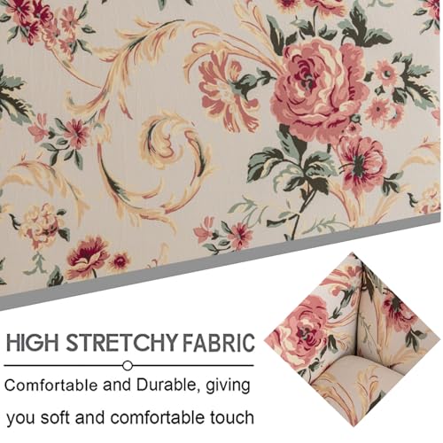 Eco-Ancheng Chair Covers Wingback Chair Slipcover 2-Piece Stretch Wing Chair Slipcovers Wingback Armchair Covers for Wingback Chairs with Elastic Bottom Non-Slip Furniture Protector for Living Room,38