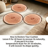 12Pcs Kids Carpet Circle Seats for Classroom Log Style 16Inch 3D Digital Print Stump Round Floor Cushion Non Slip Soft Educational Classroom Rug Forest Classroom Decor for School Home Couch