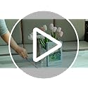 Book-Shaped Vase for Flowers, Book Lovers Gifts, Aesthetic Room Decor Cute Flowers Vases & Must-Have for Home, Bookshelf, Bedroom & Office Decor for Women & Teacher Gift - Like Mothers Day (Clear)