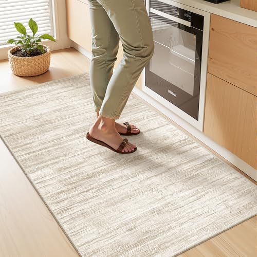 2x4 Rug Runners for Hallways Non Slip,Brown