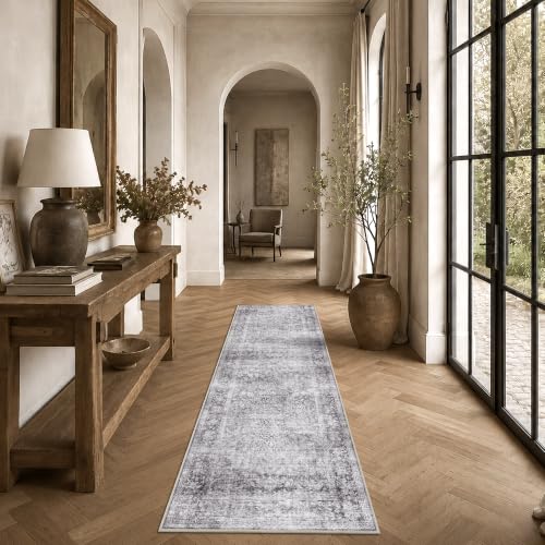 HelloTree 2x6 Vintage Washable Kitchen Runner Rug, Non-Slip Floor Mat
