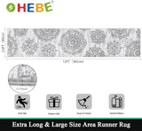 HEBE Hallway Runner Rug 2'8''x12', Washable Non Slip Kitchen Rug Runner