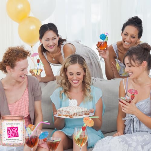 Homsolver 30th Birthday Decorations Gifts for Women Men, Happy 30th Birthday Candle Gift for Her Him, Funny 30 Years Old Ideas - Vanilla Candles