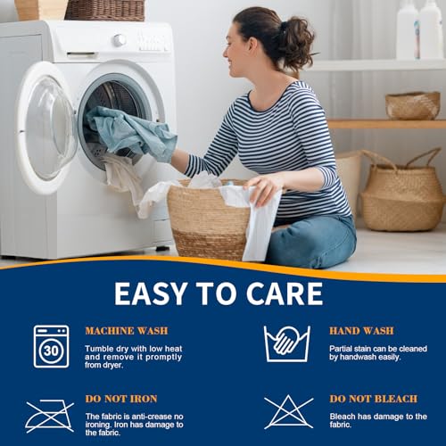 Waterproof Dining Chair Seat Covers Set of 6, Stretch Removable Dining Room Seat Covers for Dining Chairs, Kitchen, Hotel, Party