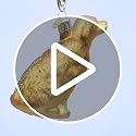 Old World Christmas Sitting Golden Retriever Glass Blown Ornament for Christmas Tree, Handcrafted Holiday Decoration, Dog Collection