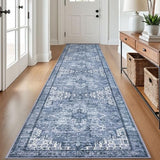 2.6x12 Washable Runner Rug, Non Slip Area Rug for Hallway Kitchen