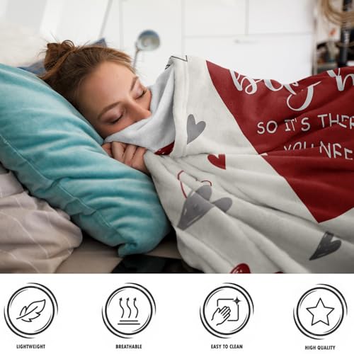 Get Well Gifts for Women, Hug Blanket 60"X50", Thinking of You/Relaxation Gift for Women, After Surgery/Feel Better Gifts, Inspirational/Memorial/Birthday Gift for Woman Mom Wife Girlfriend