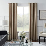 MODE Premium Collection Side Mount 1 1/8" Diameter Curtain Rod Set of Two with Brushed Gold End Cap Finials and Steel Wall Mounted 12” to 20” Adjustable Curtain Rods, Brushed Gold