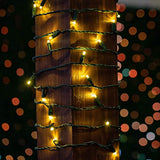 Novelty Lights 8.5 Foot 20 Light Mini LED Crafting Lights, Warm White LEDs on Green Wire, 24 Inch Lead, Non-Connectable Short Fairy Light String for Art Projects, Bottle Lights, Crafts
