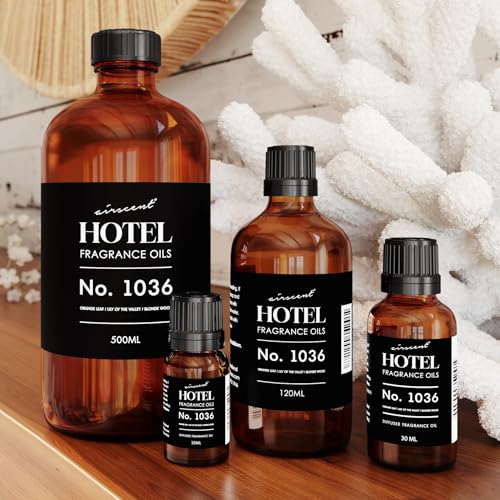 AirScent Hotel Diffuser Oil No. 1036 Inspired by The Las Vegas Venetian-Inspired Hotel Scent - 10 mL Glass Bottle - Premium Fragrance Oil for Ultrasonic and Waterless Diffusers and Crafting