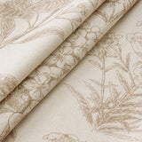 Set of 2 Decorative Floral Pillow Covers 18x18 Inch Tan Beige