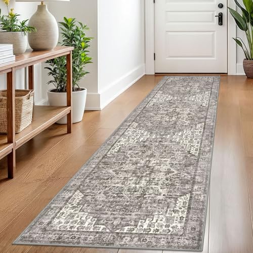 2x8 Washable Runner Rug, Non Slip Soft Area Rug for Hallway Kitchen