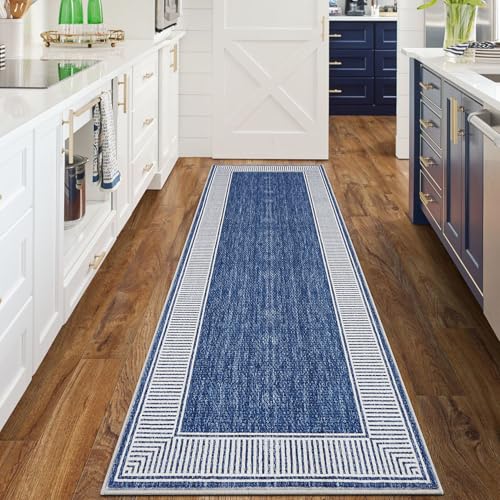 GarveeHome 2x8 Washable Kitchen Runner Rug Non Slip Modern Solid Runners
