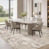 5x7 Area Rug for Living Room Washable Abstract Indoor Carpet