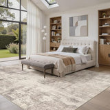 5x7 Area Rug for Living Room Washable Abstract Indoor Carpet