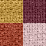 Chenille Throw Pillow Covers 18x18, Set of 4, Fall Colors