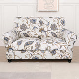 SearchI Stretch Sofa Cover Printed Couch Cover, Floral Pattern 3 Pieces Loveseat Slipcover with 2 Separate Cushion Cover, Washable Furniture Protector for Living Room(Loveseat, Love Flower)