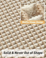 Upgraded Waffle Bath Mat Ultra Absorbent Non Slip Bathroom Mat, 20" x 32"
