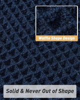 Upgraded Waffle Bath Mat Ultra Absorbent Non Slip Bathroom Mat, 20" x 32"