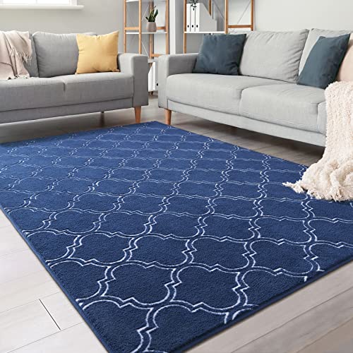 4x6 Shag Geometric Modern Area Rug for Bedroom Living Room