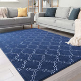 4x6 Shag Geometric Modern Area Rug for Bedroom Living Room