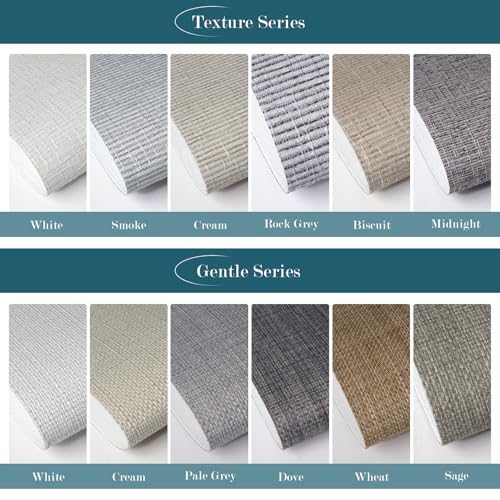 Motorized Blind,Work with Homekit Thread-Enabled, 100% Blackout Smart Shades with Remote Control, Electric Roller Shade,Multi-Color Samples