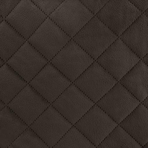 Zenna Home Protector, Chocolate/Brown Waterproof Plush Loveseat Furniture Cover, Lovesweat (EFCPLNSBR)