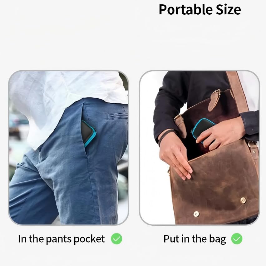 1 pc Travel Mini Portable Headphone Case Coin Purse Storage Box Jewelry Accessory Box