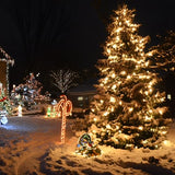 66FT 200 LED Christmas Mini Lights End-to-End Plug 8 Modes Indoor String Lights with Timer, Outdoor Indoor Twinkle Fairy Lights Christmas Tree Patio Garden Holiday Warm White