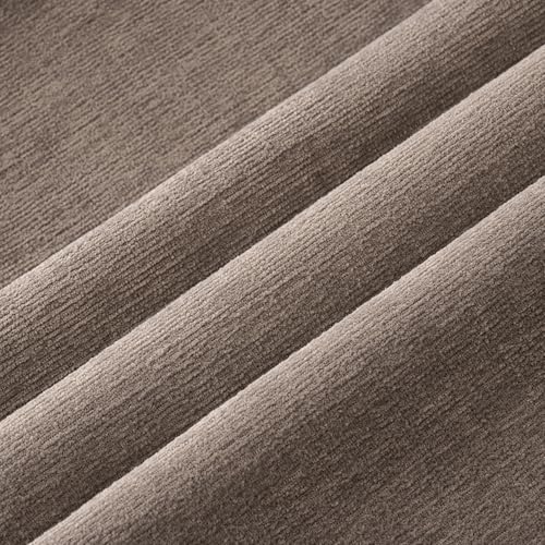 MIULEE Brown Chenille Couch Throw Pillow Covers, 18x18