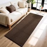 Vasofe Brown Hallway Runner Rug, 2x6 Feet Non Slip Runners, Memory Foam Rug