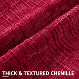 decorUhome Christmas Textured Chenille Throw Pillow Covers 18x18 Set of 2