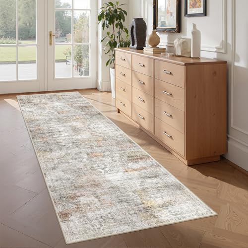 2x5 Rug Runners for Hallways Non Slip,Kitchen Rugs,Green