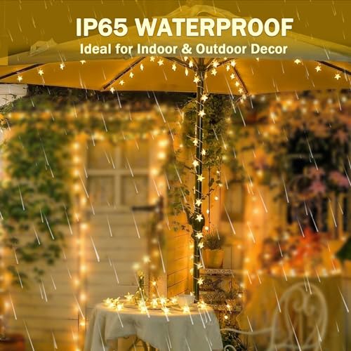 HEYFUNi Warm White Star String Lights,39FT 100LED Plug in Fairy Twinkle Lights with 8 Modes Waterproof for Indoor Christmas Tree, Home, Girls'Room, Garden, Party, Wedding, Classroom Decor(Warm White)
