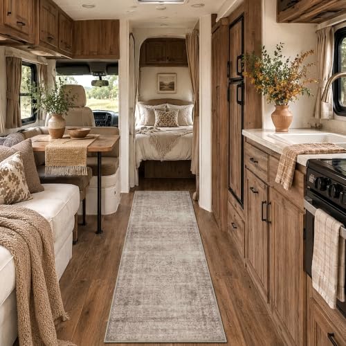 HelloTree 2x6 Vintage Washable Kitchen Runner Rug, Non-Slip Floor Mat