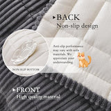 MYSKY HOME Couch Covers for Sofa, Dog Couch Cover, Sofa Covers for 3 Cushion Couch Washable, Sectional Couch Covers Pet Couch Cushion Covers Protector Non Slip Sofa Slipcover(Dark Grey,27.6" x 70.9")