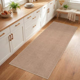 3x7 Kitchen Jute Runner Rug: Non Slip Faux Jute Rugs for Entryway Kitchen