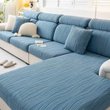 Stretch Sofa Slipcover, 2026 Upgraded Non Slip Couch Cover with Adjustable Straps, Pet Dog Cat Friendly Furniture Protector for 3 Seater, Washable for Living Room