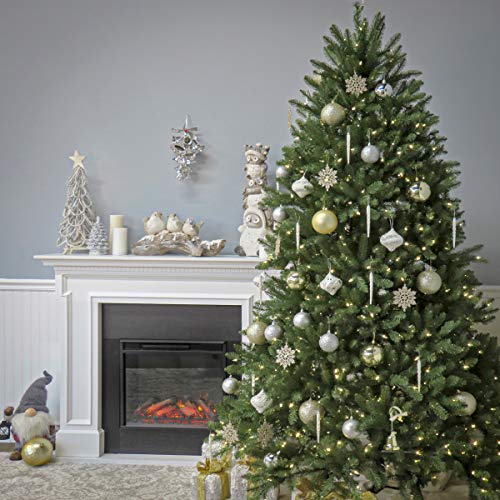 National Tree Company 6 ft Unlit Dunhill Fir Artificial Full Christmas Tree, 1,430 Tips, Includes Stand, Green