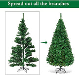 FANTASK Artificial Christmas Tree with Metal Stand, Holiday Christmas Pine Tree for Home, Office, Party Decoration (5 feet)